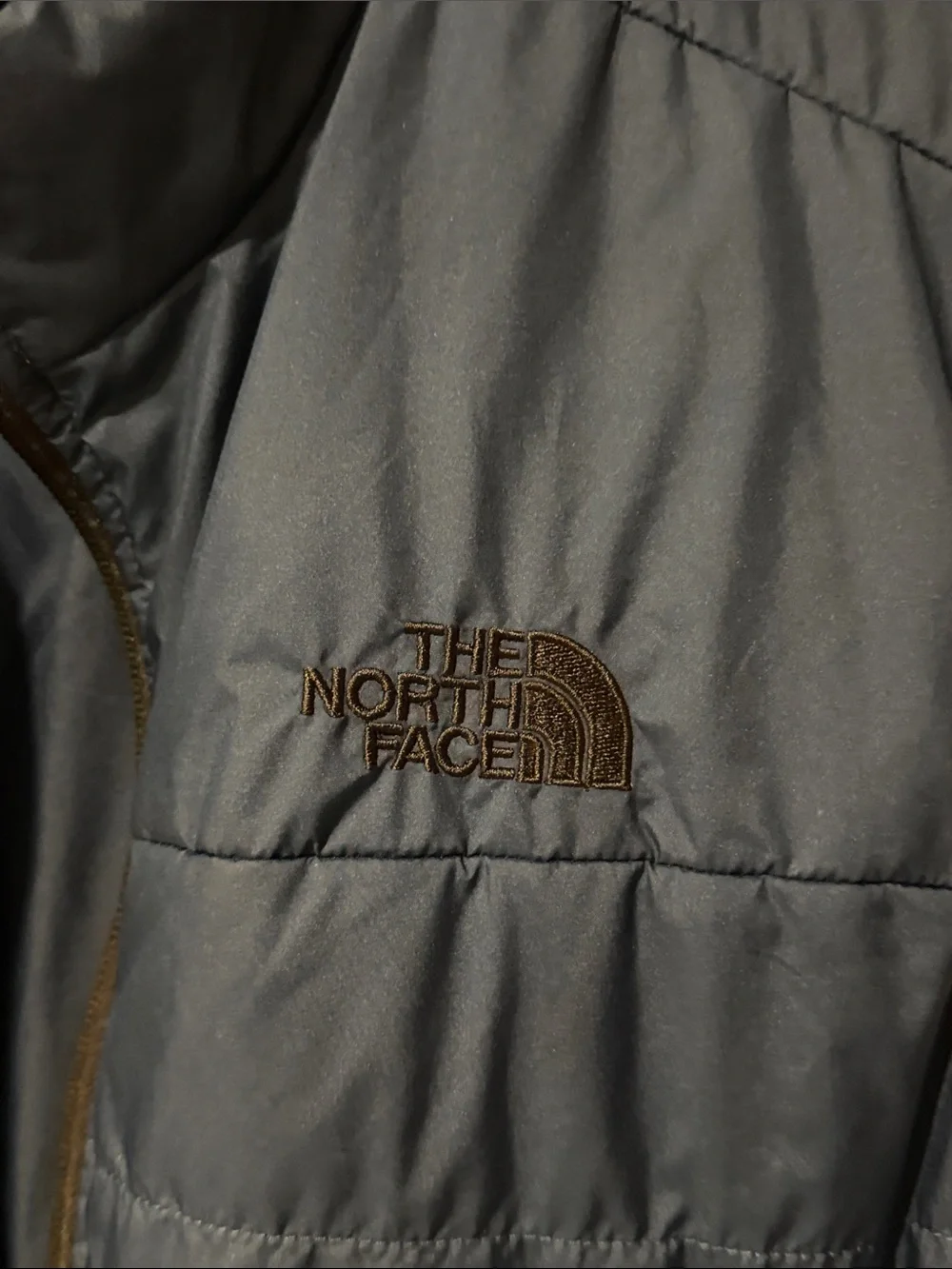 The North Face Men's Slate Blue Quilted Insulated Vest